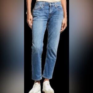rag & bone Dre Slim Boyfriend “Gia” Mid-rise Straight/Skinny Leg Jeans, size 26